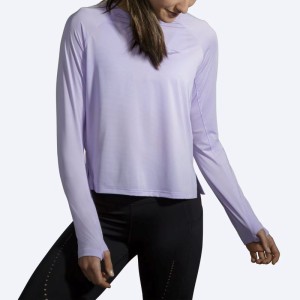 آستین بلند ورزشی زنانه بروکس مدل Brooks Women's Sprint Free Long Sleeve