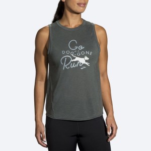 تاپ ورزشی زنانه بروکس مدل Brooks Women's Distance Graphic Tank