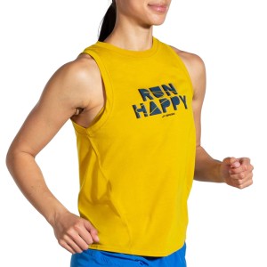 تاپ ورزشی زنانه بروکس مدل Brooks Women's Distance Graphic Tank