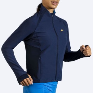 کاپشن ورزشی زنانه بروکس مدل Brooks Women's Fusion Hybrid Jacket