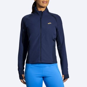 کاپشن ورزشی زنانه بروکس مدل Brooks Women's Fusion Hybrid Jacket