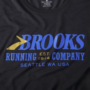 آستین بلند ورزشی مردانه بروکس مدل Brooks Men's Distance Graphic Long Sleeve