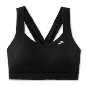 نیم تنه ورزشی زنانه بروکس مدل Brooks Uplift Crossback Sports Bra|مشکی