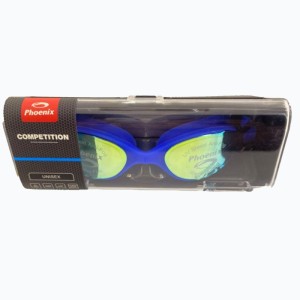 عینک شنا  فونیکس جیوه ای ضد بخار  مدل Phoenix Competition swimming glasses Anti Fog | آبی