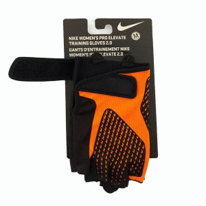 دستکش بدنسازی نایکی مدل Nike Bodybuilding Gloves New 2024| مشکی نارنجی