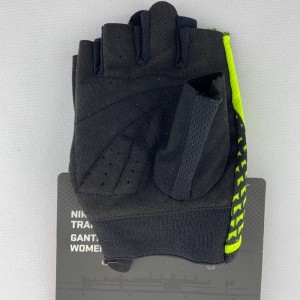 دستکش بدنسازی نایکی مدل Nike Bodybuilding Gloves New 2024| مشکی سبز