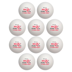 توپ پینگ پنگ دابل فیش 3 ستاره مدل +V40 | یسته 10 عددی