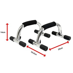 میله شنا سوئدی فلزی مدل  Push Up Bar TF-901| بسته 2 عددی