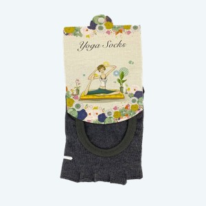 جوراب یوگا بدون لغزش مدل Non-slip yoga socks| ذغالی