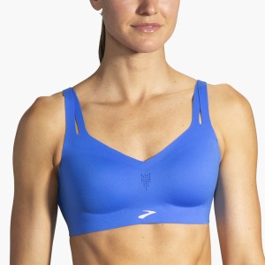 نیم تنه ورزشی زنانه بروکس Brooks Strappy Sports Bra| آبی