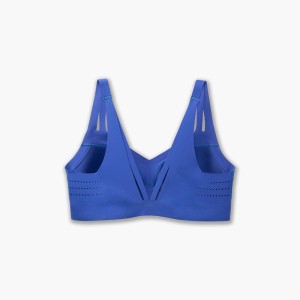 نیم تنه ورزشی زنانه بروکس Brooks Strappy Sports Bra| آبی