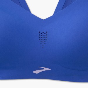 نیم تنه ورزشی زنانه بروکس Brooks Strappy Sports Bra| آبی