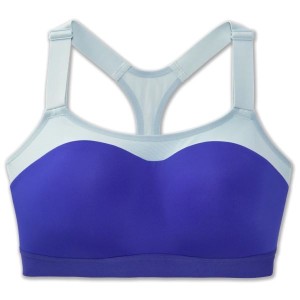 نیم تنه ورزشی زنانه بروکس مدل Brooks Dare Racerback Run Bra|آبی