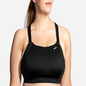 نیم تنه ورزشی زنانه بروکس مدل Brooks Juno Sports Bra|مشکی