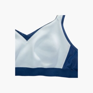 نیم تنه ورزشی زنانه بروکس مدل Brooks Convertible Sports Bra| آبی طرح دار