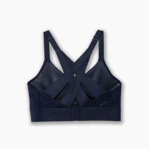 نیم تنه ورزشی زنانه بروکس مدل Brooks Interlace Sports Bra| سرمه ای