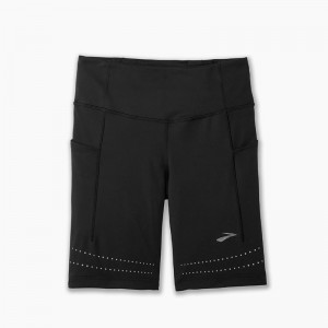 شورت تایت ورزشی زنانه بروکس مدل Brooks Women's Method8" Short Tight| مشکی