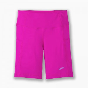 شورت تایت ورزشی زنانه بروکس مدل Brooks Women's Method8" Short Tight|ارغوانی