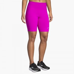 شورت تایت ورزشی زنانه بروکس مدل Brooks Women's Method8" Short Tight|ارغوانی