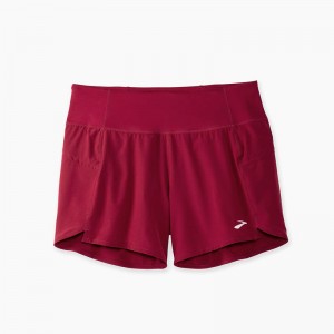 شورت ورزشی زنانه بروکس مدل Brooks Women's Chaser 5"Short|زرشکی