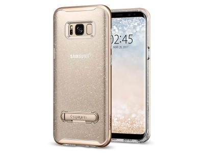 قاب محافظ اسپیگن سامسونگ Spigen Crystal Hybrid Glitter For Samsung Galaxy S8