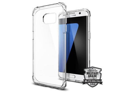 قاب محافظ اسپیگن Spigen Crystal Shell Case For Samsung Galaxy S7 Edge