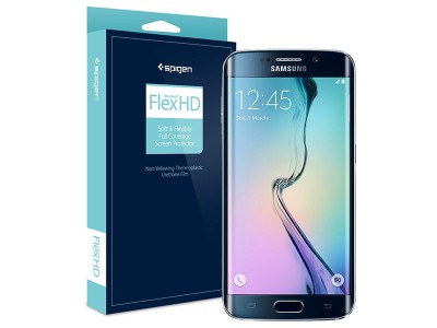 محافظ صفحه نمایش اسپیگن Spigen Screen Protector Flex For Samsung Galaxy S6 Edge