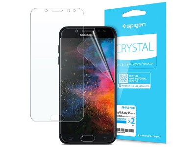 محافظ صفحه نمایش اسپیگن Spigen Screen Protector Crystal For Samsung Galaxy J5 2017