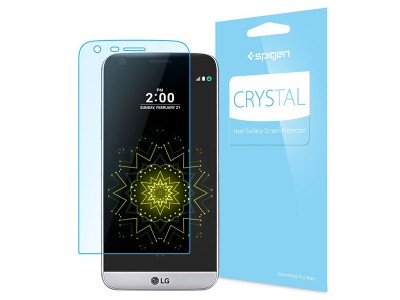 محافظ صفحه نمایش اسپیگن Spigen Crystal Screen Protector For LG G5