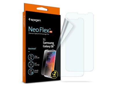 محافظ صفحه نمایش اسپیگن Spigen Screen Protector Neo Flex HD For Samsung Galaxy S8 Plus