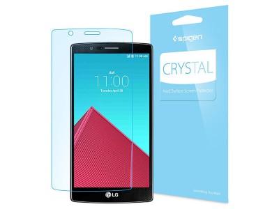 محافظ صفحه نمایش اسپیگن Spigen Crystal Screen Protector For LG G4