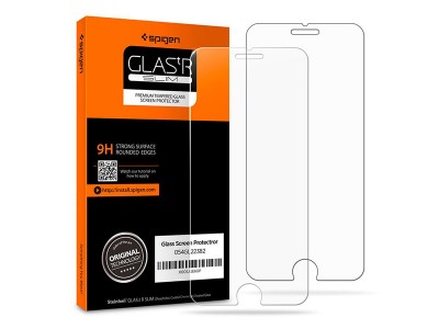 محافظ صفحه نمایش گلس اسپیگن Spigen GLAS.tR Slim HD Screen Protector For Apple iPhone 8
