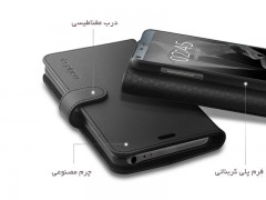 کیف محافظ چرمی اسپیگن ال جی Spigen Wallet S Case For LG G6