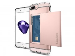قاب محافظ اسپیگن Spigen Crystal Wallet Case For Apple iPhone 7 Plus
