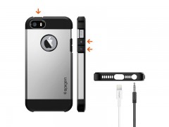 قاب محافظ اسپیگن Spigen Tough Armor Case For Apple iPhone SE