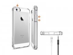 قاب محافظ اسپیگن Spigen Crystal Shell Case For Apple iPhone SE