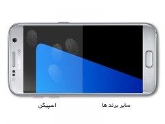 محافظ صفحه نمایش اسپیگن Spigen Crystal Screen Protector For Samsung Galaxy S7
