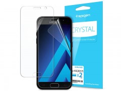 محافظ صفحه نمایش اسپیگن Spigen Screen Protector Crystal For Galaxy A5 2017