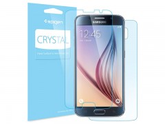 محافظ صفحه نمایش اسپیگن Spigen Screen Protector Crystal For Samsung Galaxy S6