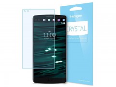 محافظ صفحه نمایش اسپیگن Spigen Crystal Screen Protector For LG V10