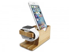 پایه نگهدارنده و داک شارژ رومیزی اسپیگن Spigen Apple Watch+iPhone Stand S370