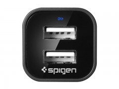 شارژر فندکی اسپیگن Spigen F24QC Dual Port USB Car Charger