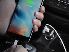 شارژر فندکی اسپیگن Spigen F24QC Dual Port USB Car Charger