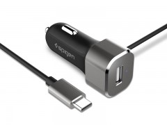 شارژر فندکی تایپ سی اسپیگن Spigen USB Type C Car Charger