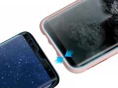 محافظ صفحه نمایش گلس تمام صفحه اسپیگن Spigen GLAS.tR Full Cover Glass Screen Protector For Samsung Galaxy S8