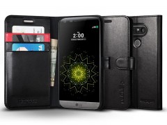 کیف محافظ چرمی اسپیگن Spigen Wallet S Case For LG G5