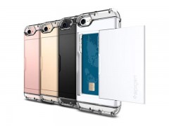 قاب محافظ اسپیگن Spigen Crystal Wallet Case For Apple iPhone 8