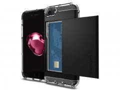 قاب محافظ اسپیگن Spigen Crystal Wallet Case For Apple iPhone 8