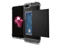 قاب محافظ اسپیگن Spigen Crystal Wallet Case For iPhone 8