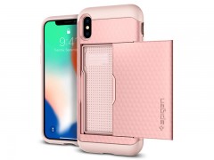 قاب محافظ اسپیگن Spigen Crystal Wallet Case For Apple iPhone X